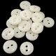 11mm Round Plastic 2-Hole Fisheye Buttons (Pack of 10)